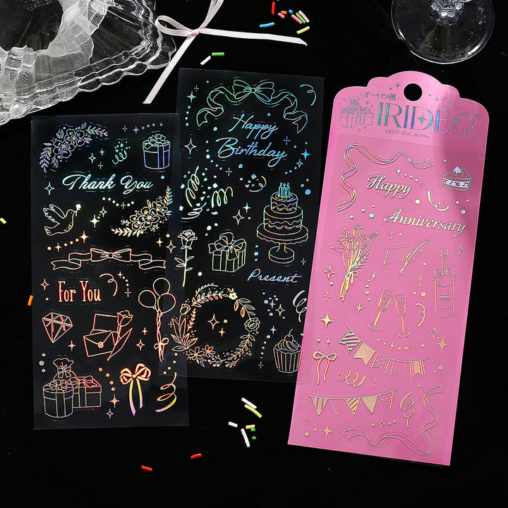 BGM Foil Stamping Iride Seal: Iride - Gift — in use