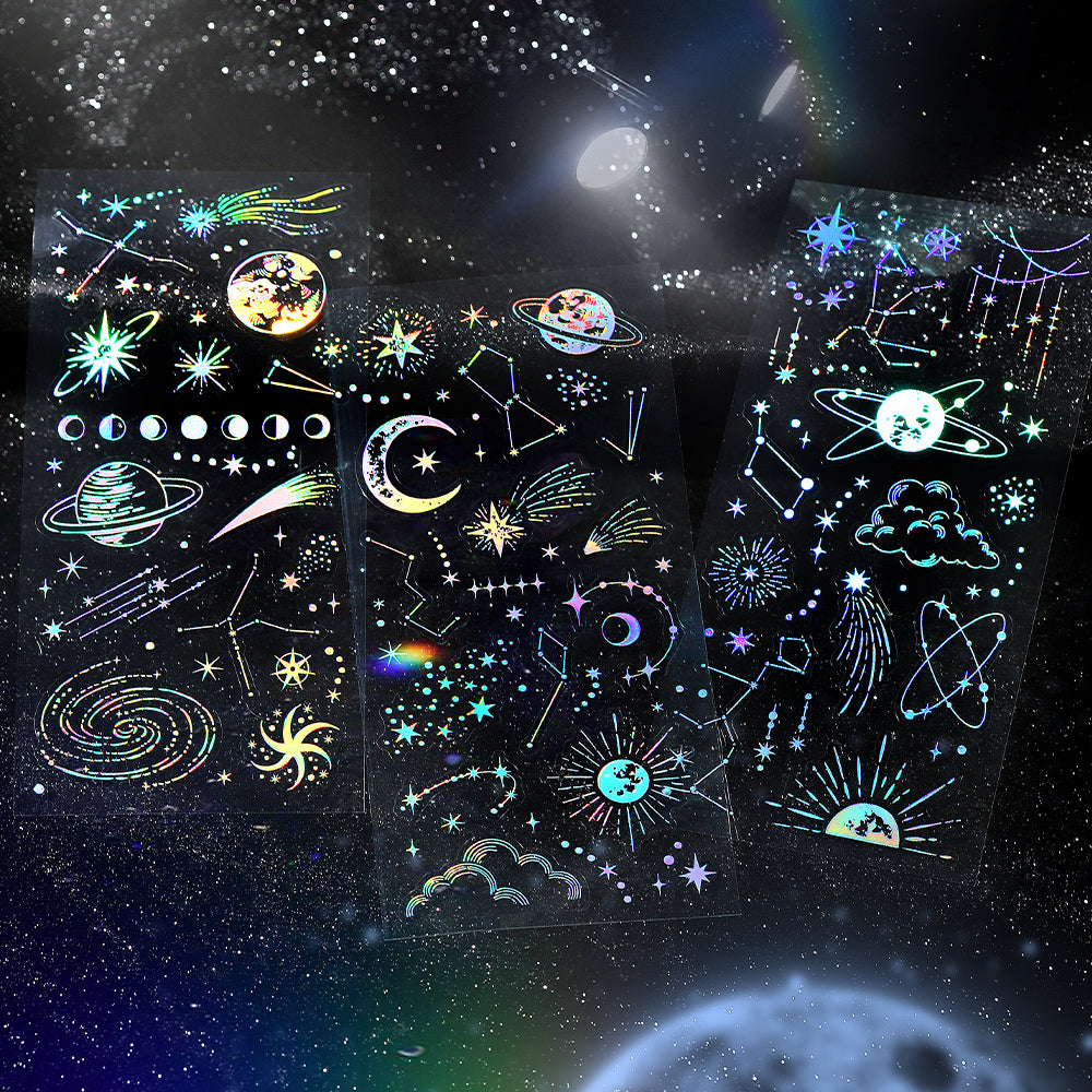 BGM Foil Stamping Iride Seal: Iride - Galaxy — with packaging