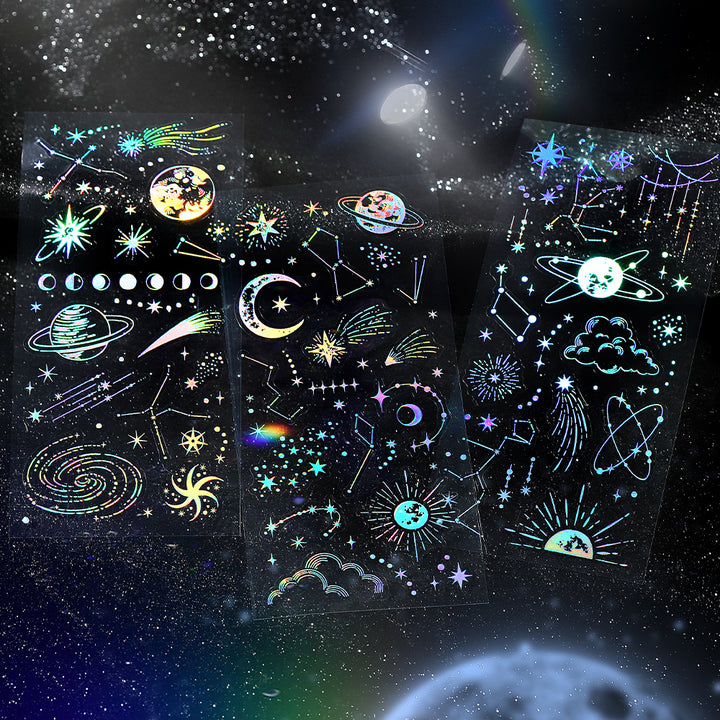 BGM Foil Stamping Iride Seal: Iride - Galaxy — with packaging
