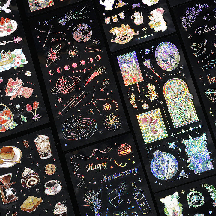 BGM Foil Stamping Iride Seal: Iride - Galaxy — detail view