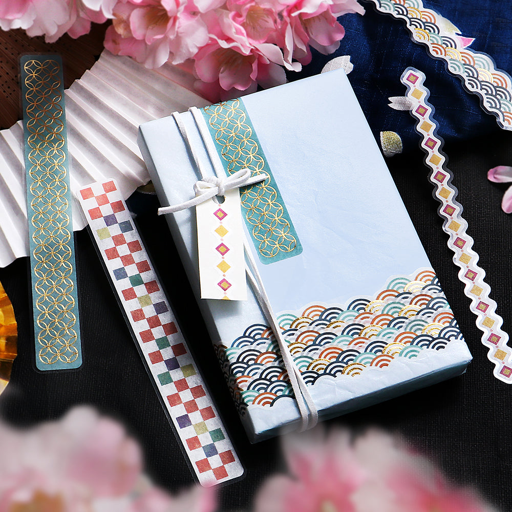 BGM Deco Sticker Ligne Seal: Ligne in Patterns of the World — BGM decorative sticker — for journaling, planners and scrapbooking, at Cityluxe Singapore