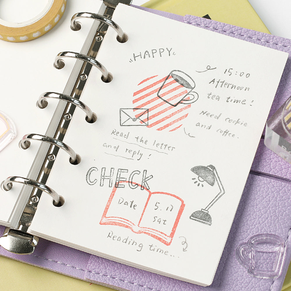BGM Clear Stamp: Diary - Life Diary — in use