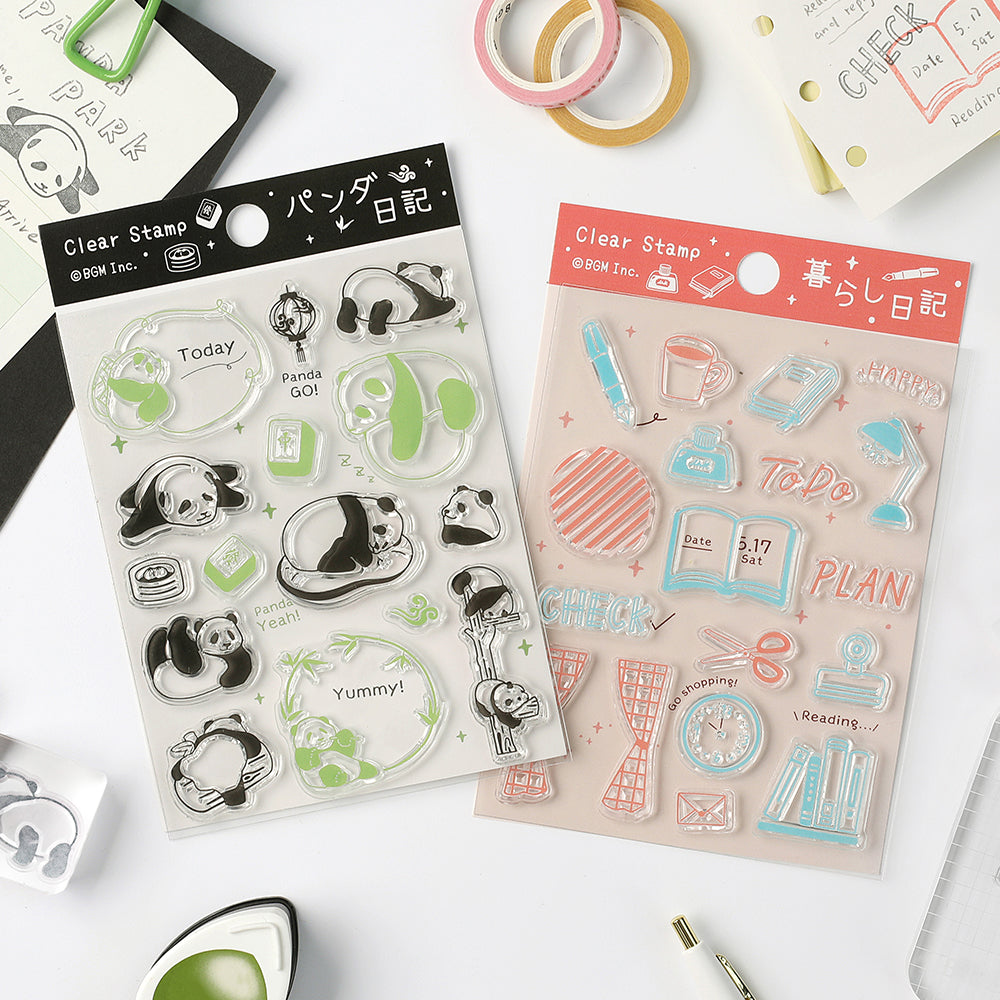 BGM Clear Stamp: Diary - Life Diary — detail view