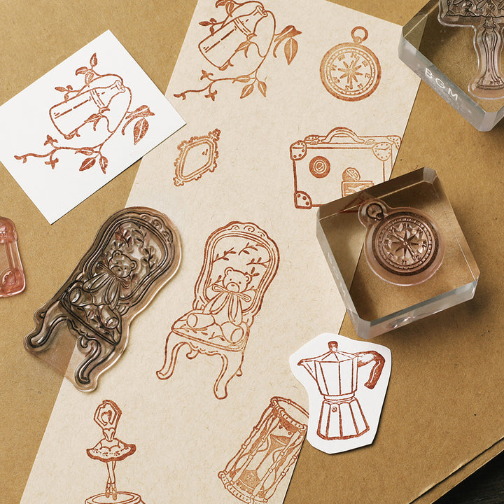 BGM Clear Stamp: Diary - Retro Goods — detail view