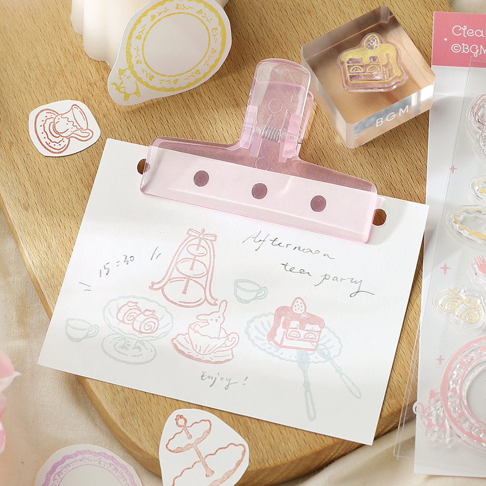 BGM Clear Stamp: Diary - Afternoon Tea Party