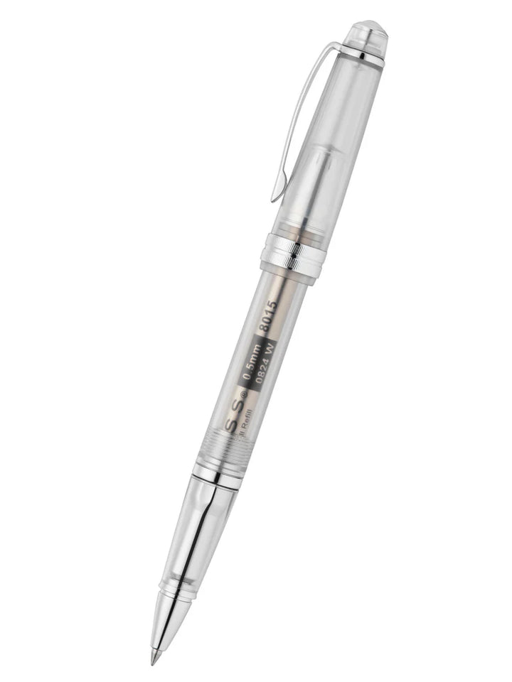 Cross  Bailey Light™ Translucent Clear Resin Rollerball Pen — Cross rollerball pen — fluid gel ink writing instrument, at Cityluxe Singapore