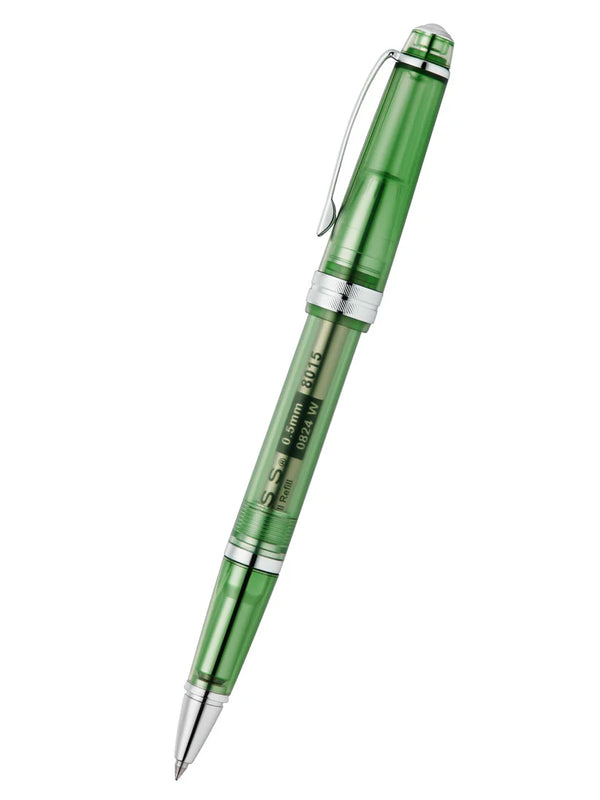 Cross Bailey Light™ Translucent Green Resin Rollerball Pen — Cross rollerball pen — fluid gel ink writing instrument, at Cityluxe Singapore