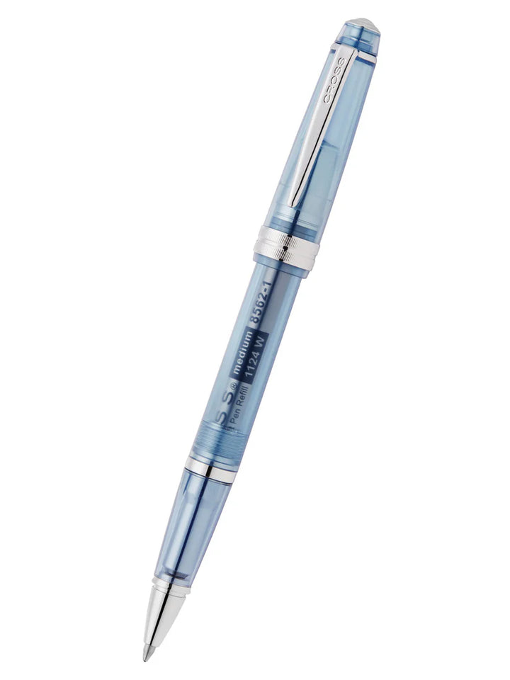 Cross Bailey Light™ Translucent Navy-Blue Resin Ballpoint Pen — Cross ballpoint pen — reliable smooth-writing everyday pen, at Cityluxe Singapore