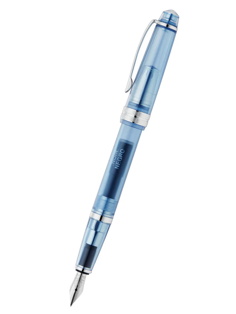 Cross Bailey Light™ Translucent Navy-Blue Resin Extra-Fine Nib Fountain Pen — Cross fountain pen — precision nib writing instrument, at Cityluxe Singapore stationery store