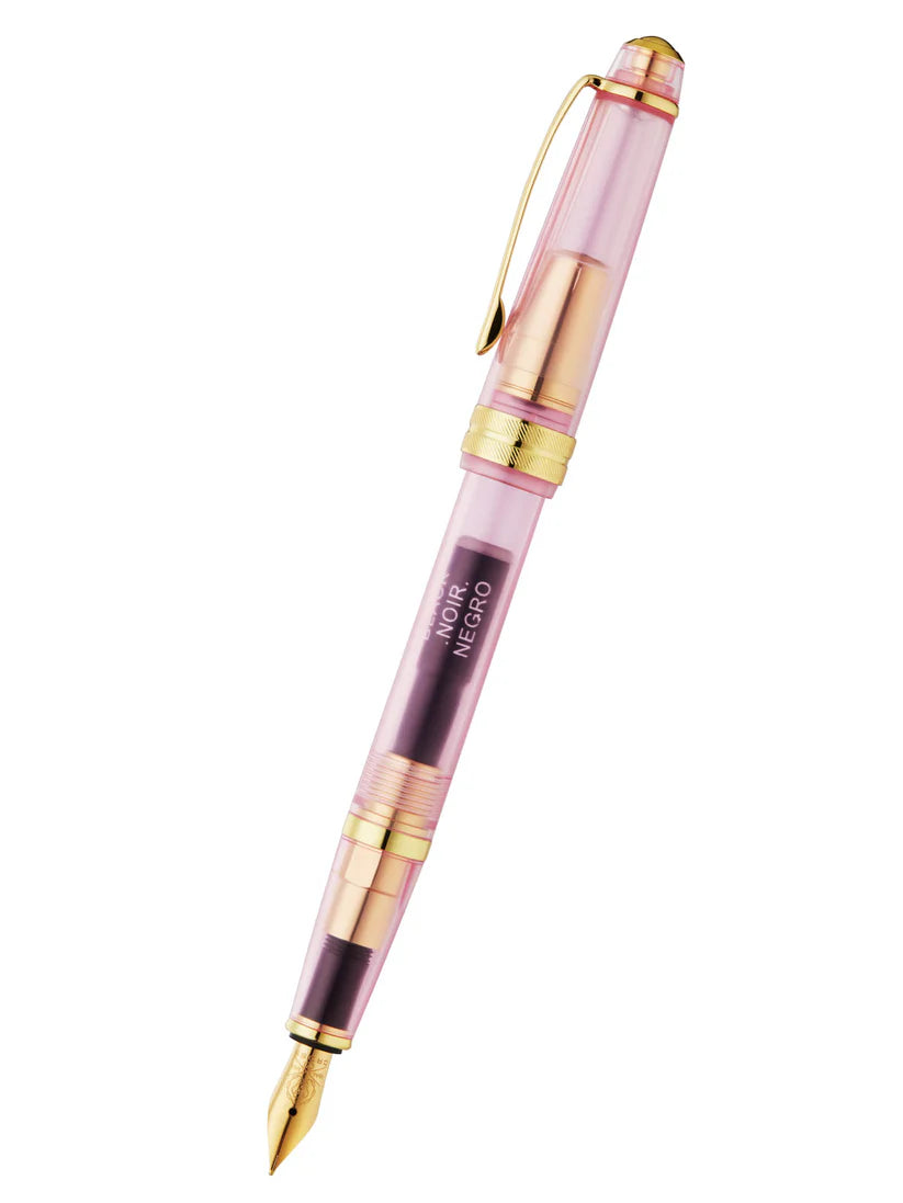 Cross Bailey Light™ Translucent Pink Sapphire Resin Extra-Fine Nib Fountain Pen — Cross fountain pen — precision nib writing instrument, at Cityluxe Singapore stationery store