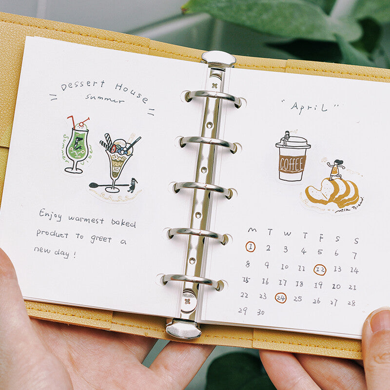 BGM Foil Stamping Flake Seal: Dwarf Country in Days — BGM decorative sticker — for journaling, planners and scrapbooking, at Cityluxe Singapore