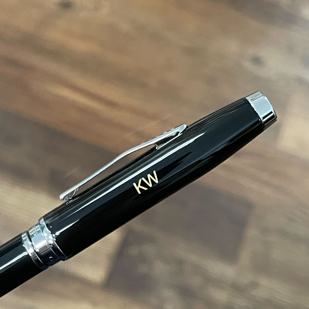 Cross Coventry Black Lacquer Ballpoint Pen — Cross ballpoint pen — reliable smooth-writing everyday pen, at Cityluxe Singapore