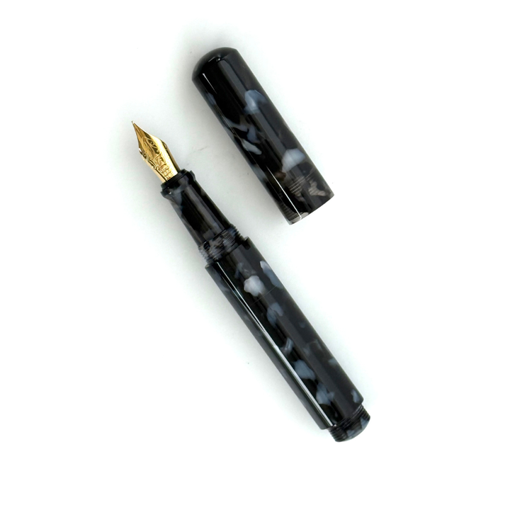 Onishi Hand Made POCKET Fountain Pen (NEW!) - Black — capped