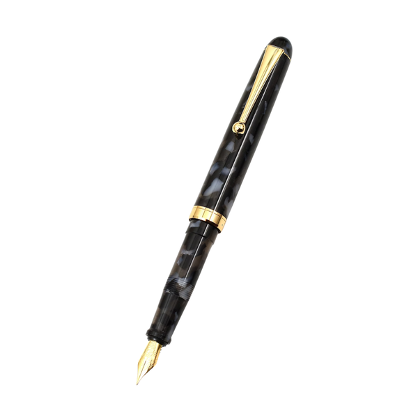 Onishi Hand Made POCKET Fountain Pen with CLIP - Black — capped