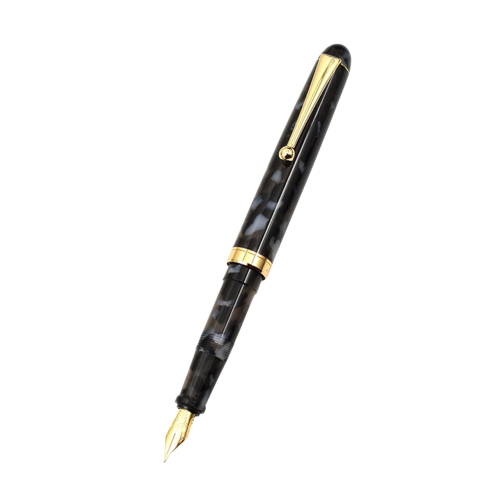 Onishi Hand Made POCKET Fountain Pen with CLIP - Black