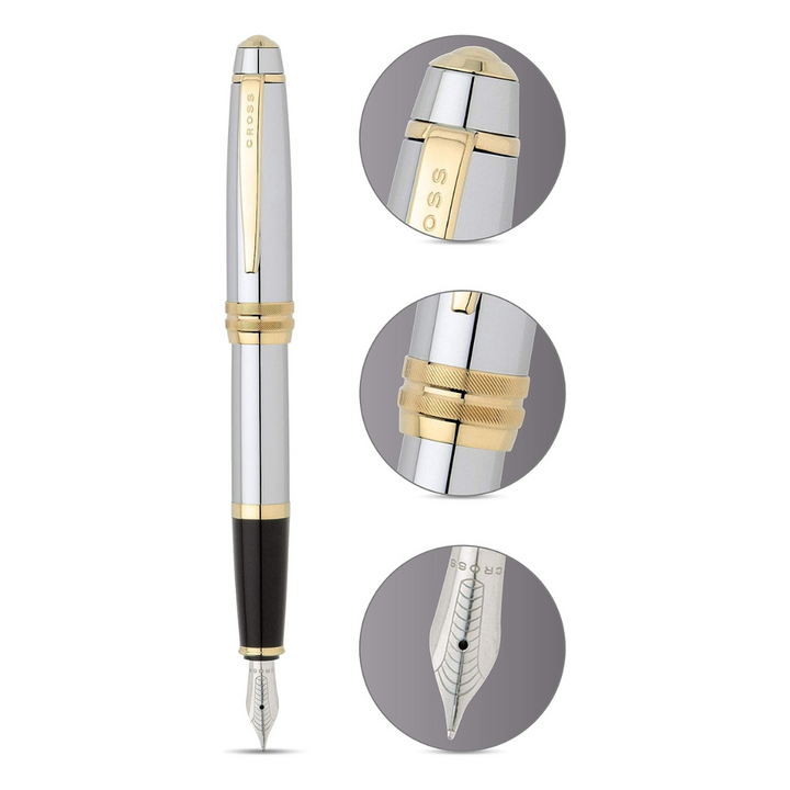 Cross Bailey Fountain Pen in Medalist — Cross fountain pen — precision nib writing instrument, at Cityluxe Singapore stationery store