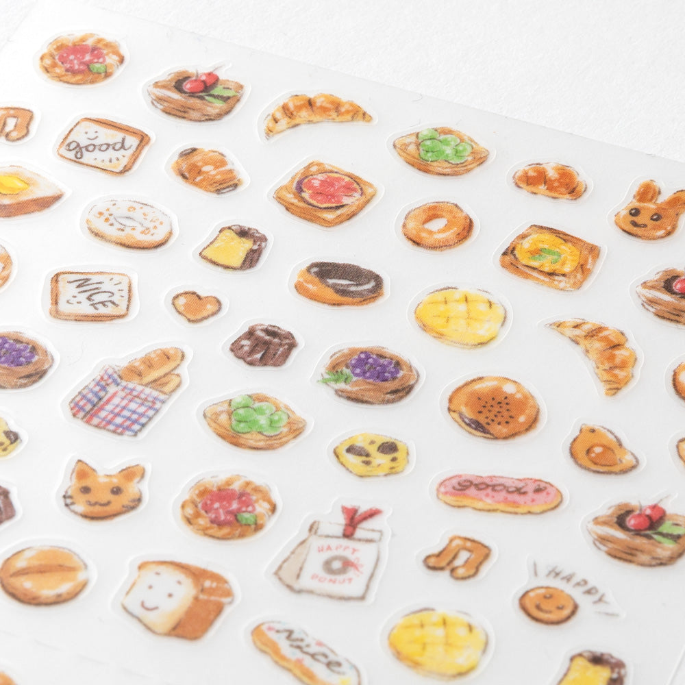 Midori Sticker (1 Sheet) - Bread — in use