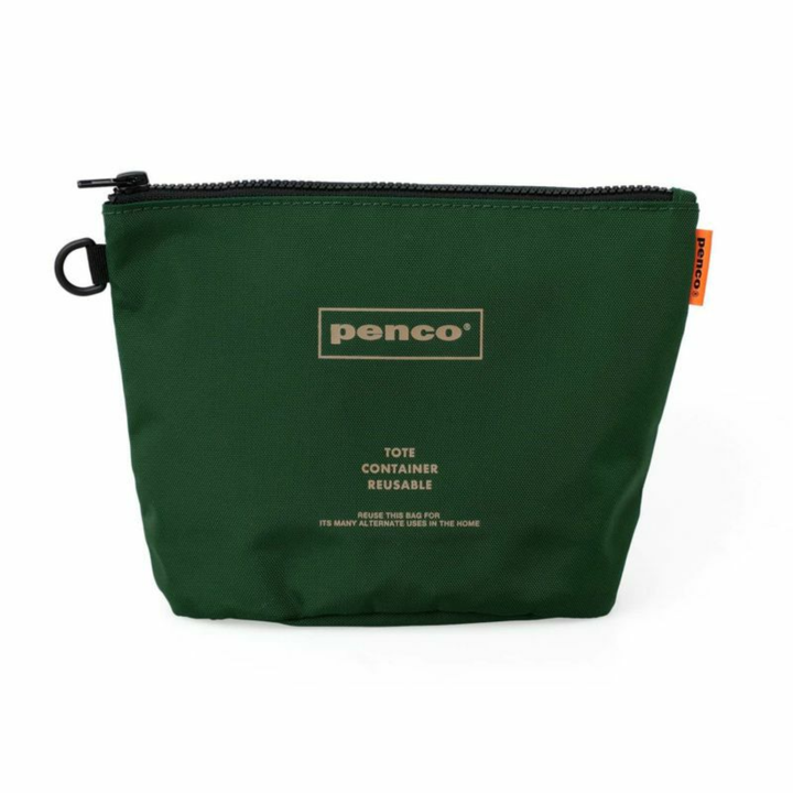 Penco Bucket Pouch in Dark Green — Hightide coin purses — premium stationery and lifestyle, at Cityluxe Singapore