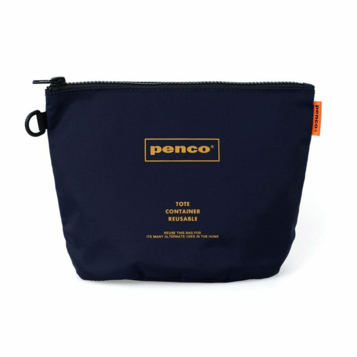 Penco Bucket Pouch in Navy — Hightide coin purses — premium stationery and lifestyle, at Cityluxe Singapore