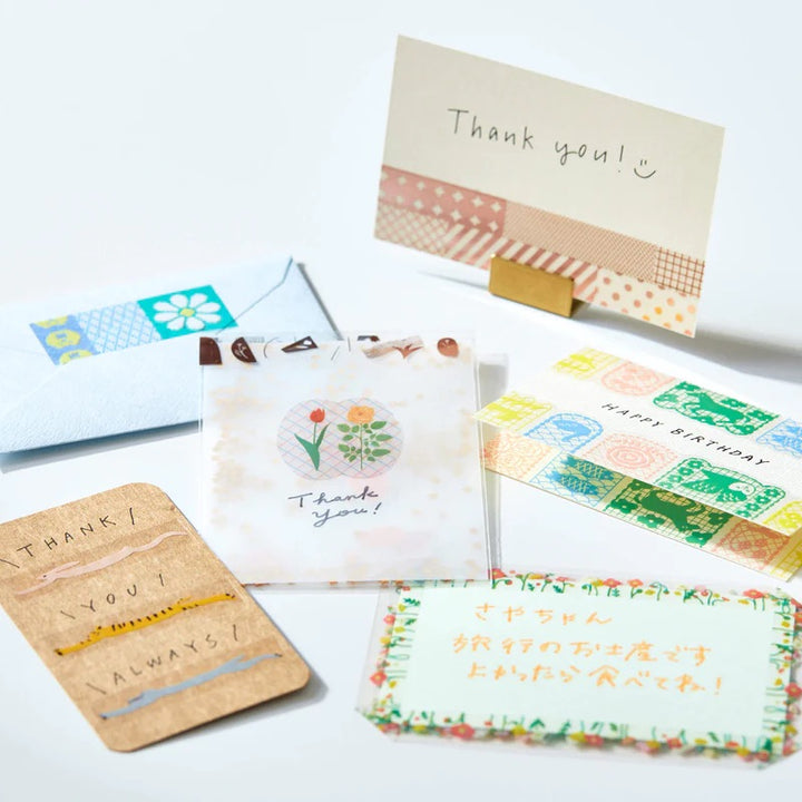 KITTA Soda Transparent Masking Tape (Sticker Type) - Palette — roll side