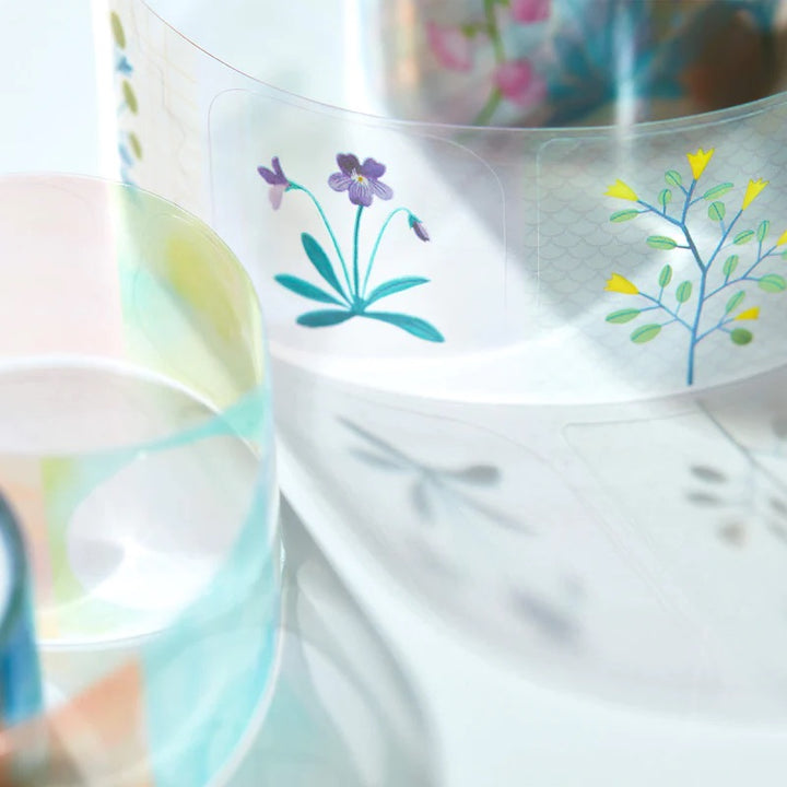 KITTA Soda Transparent Masking Tape (Sticker Type) - Zoo