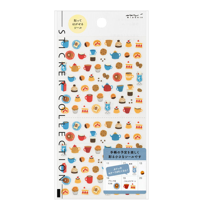 Midori Sticker (1 Sheet) - Cafe — front view