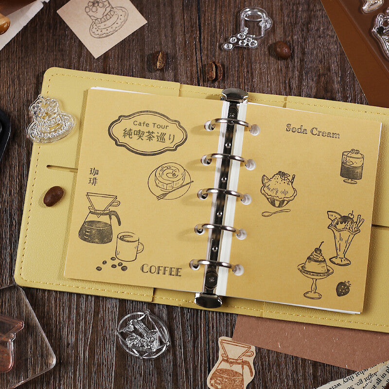 BGM Clear Stamp: Diary in Cafe Alamode — BGM clear stamp — premium stationery, at Cityluxe Singapore