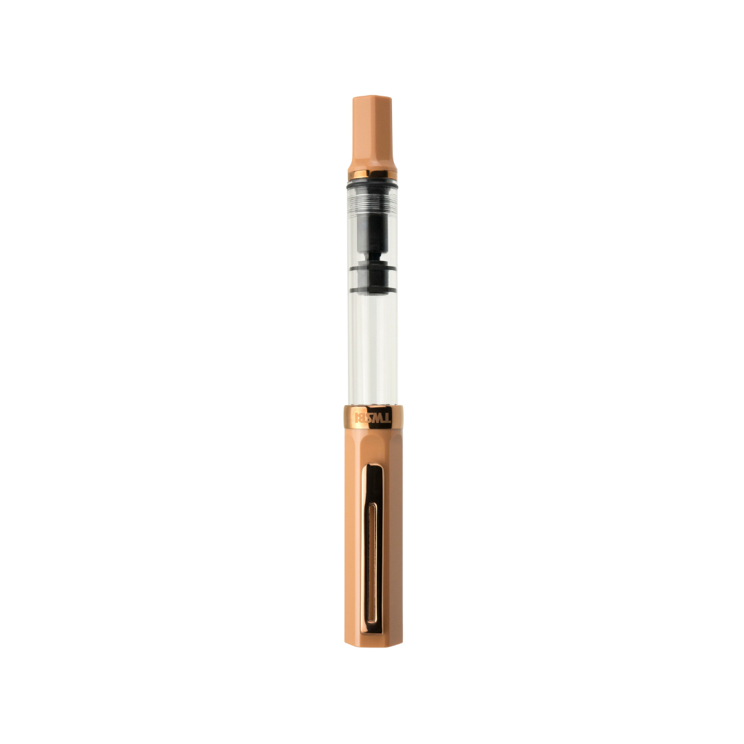 TWSBI ECO Fountain Pen in Caffe &amp; Bronze — TWSBI fountain pen — precision nib writing instrument, at Cityluxe Singapore stationery store