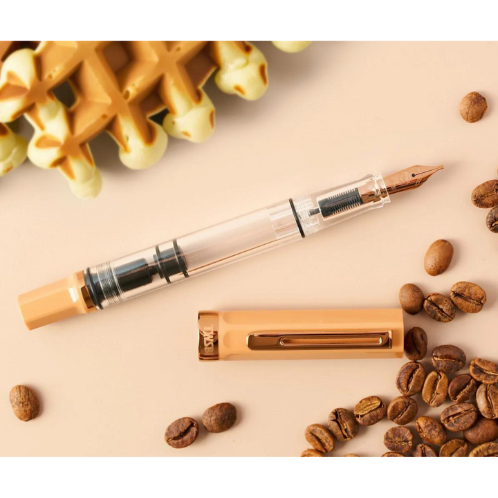 TWSBI ECO Fountain Pen in Caffe &amp; Bronze — TWSBI fountain pen — precision nib writing instrument, at Cityluxe Singapore stationery store