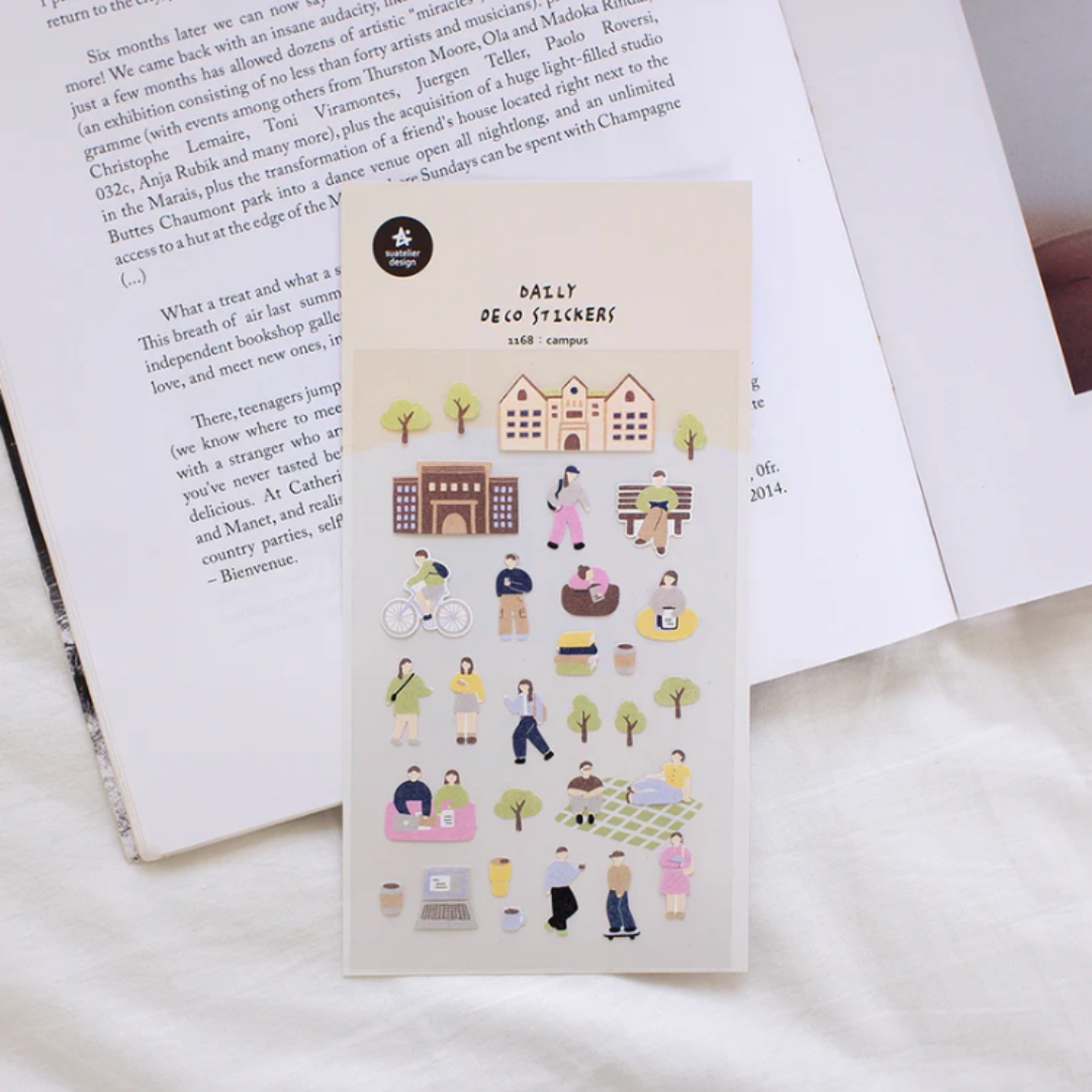 Suatelier Daily Deco Sticker - Campus — detail view