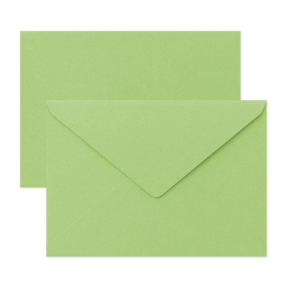 Midori Peel Back and Open Card — flat lay