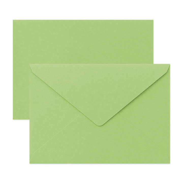 Midori Peel Back and Open Card — flat lay