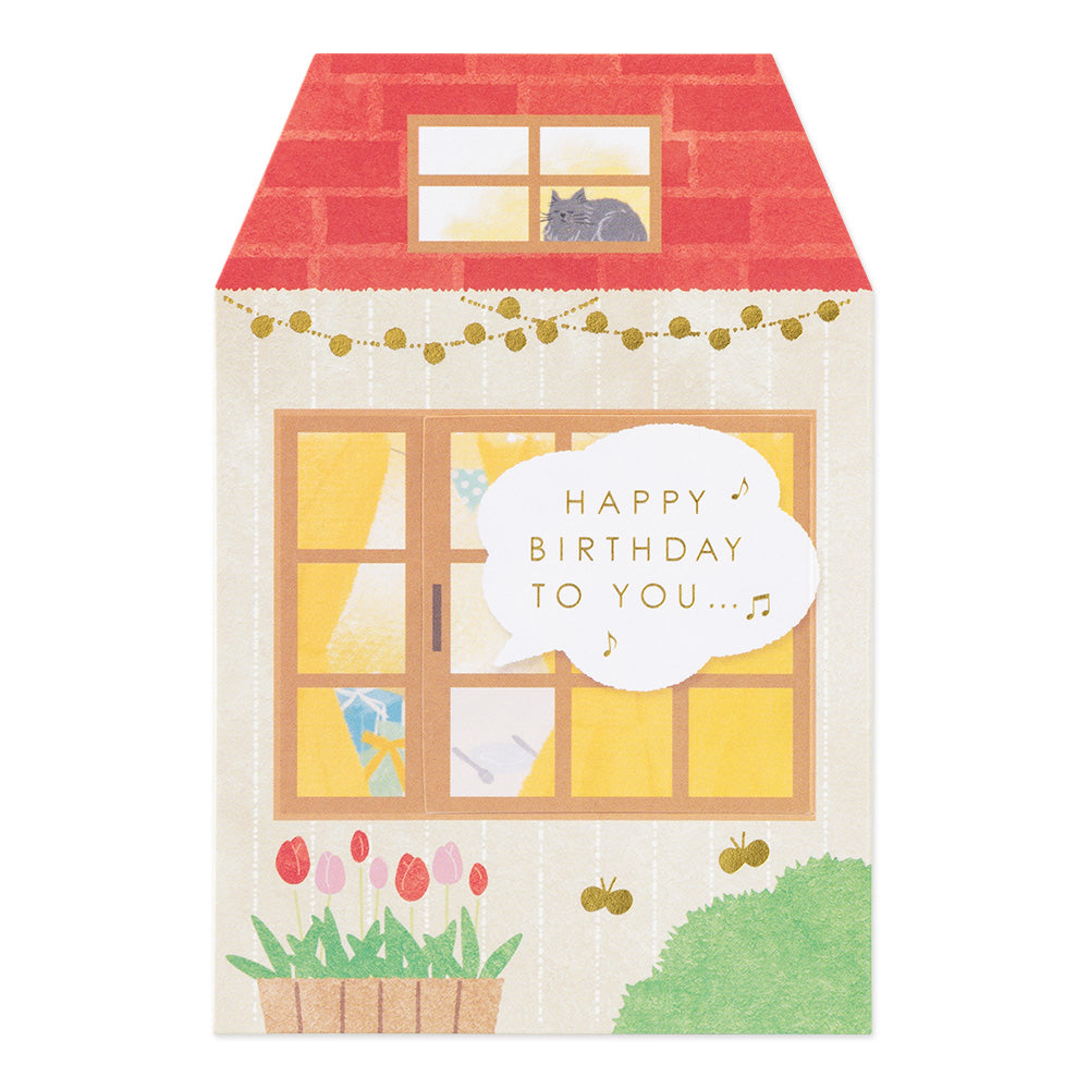 Midori Peel Back and Open Card — flat lay