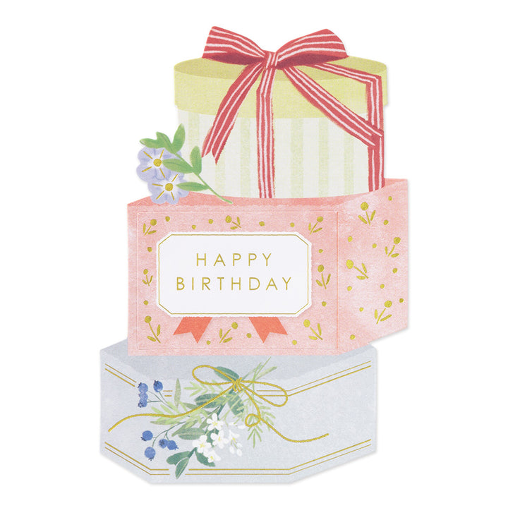 Midori Peel Back and Open Card — flat lay