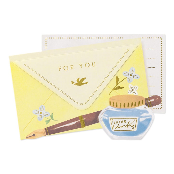 Midori Peel Back and Open Card — Midori card and envelope — premium stationery and lifestyle, at Cityluxe Singapore