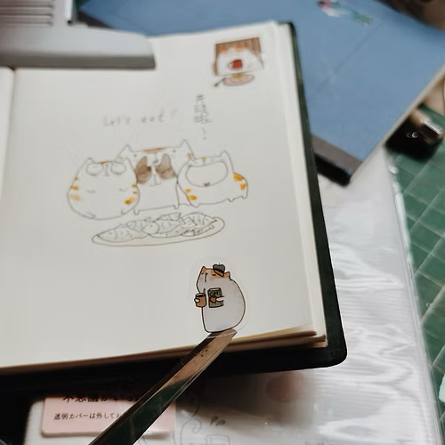 Catdoo Sticker - A Cat’s Quiet Life — with packaging