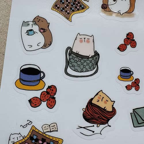 Catdoo Sticker - Cozy Moments — detail view