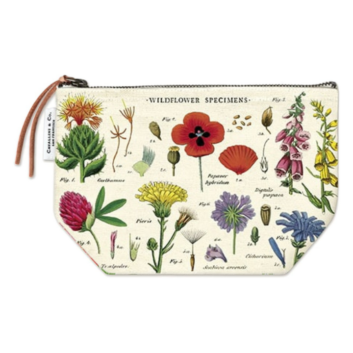 Cavallini Vintage Pouch Wildflowers