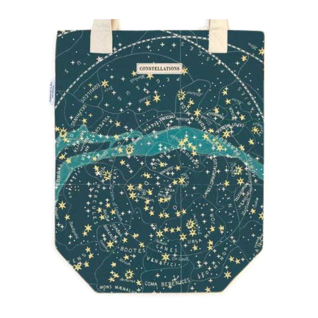 Cavallini Tote Bag in Celestial — Cavallini carrying pouch — stationery storage and organisation, at Cityluxe Singapore