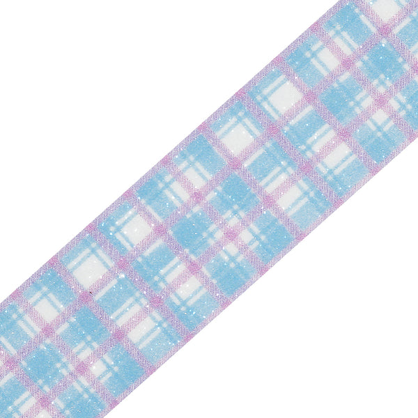 Load image into Gallery viewer, BGM Kira Fuwa Sugar Masking Tape - Check Blueberry
