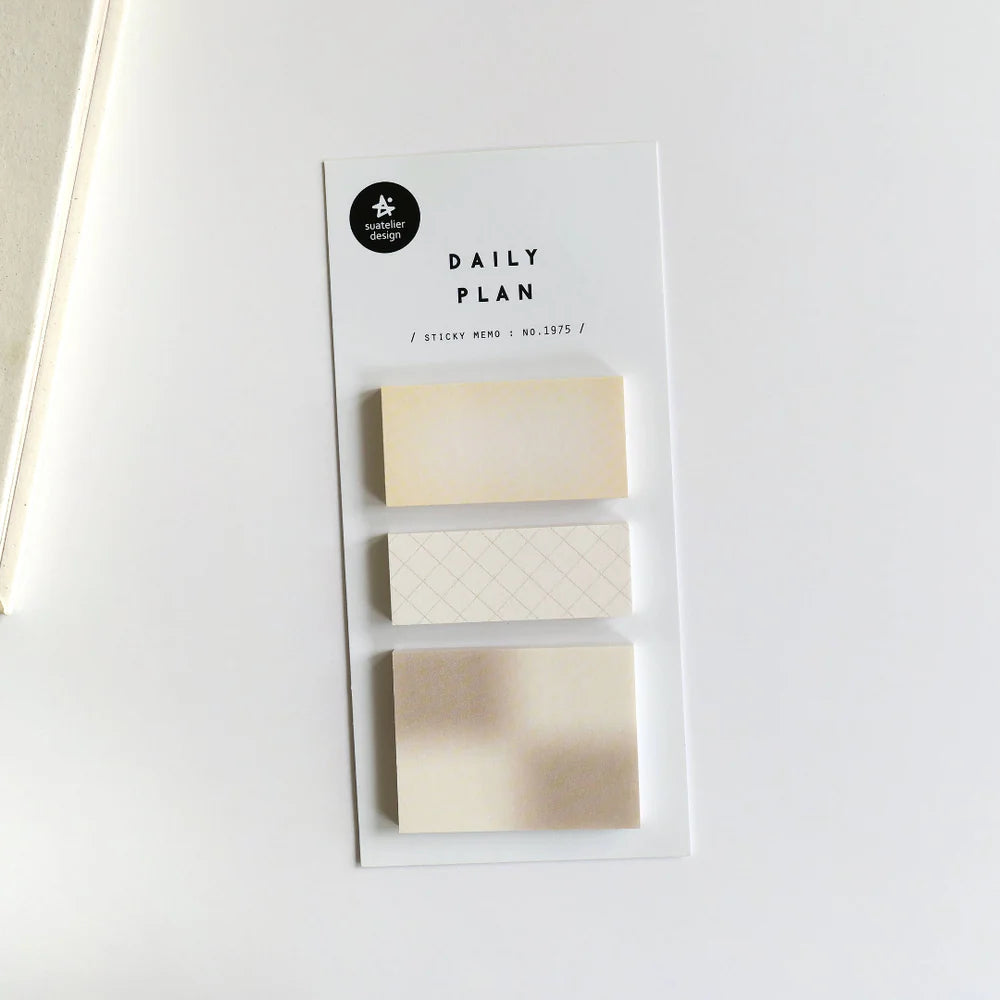 Suatelier Daily Plan.61: Cinnamon Sugar - Sticky Notes — side view