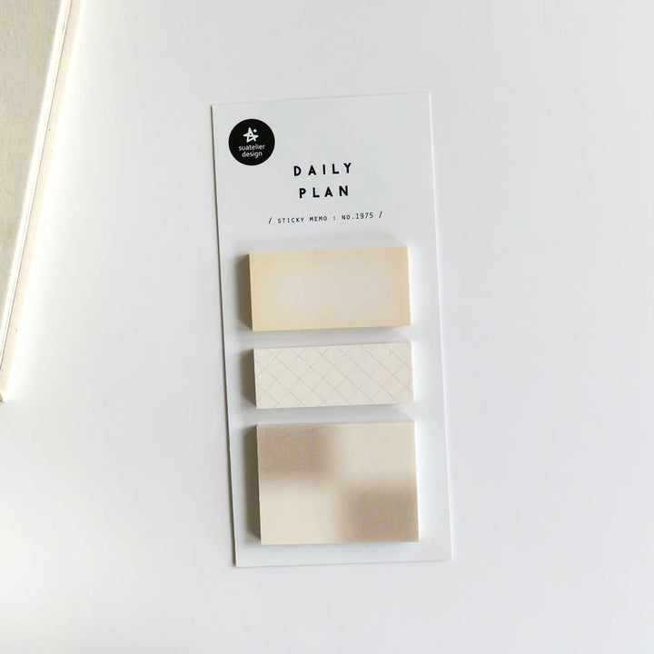 Suatelier Daily Plan.61: Cinnamon Sugar - Sticky Notes — side view