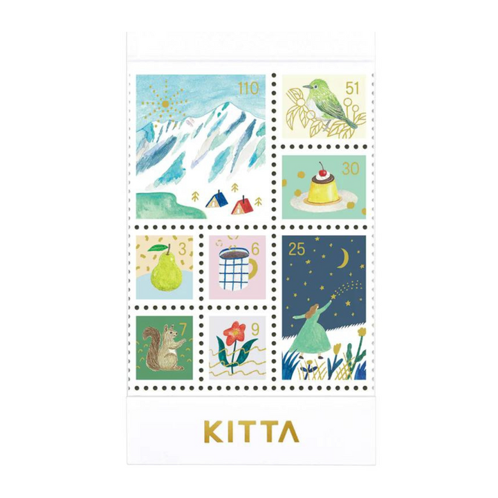 KITTA Special Masking Seal Sticker in Collection 3 — KITTA decorative sticker — for journaling, planners and scrapbooking, at Cityluxe Singapore