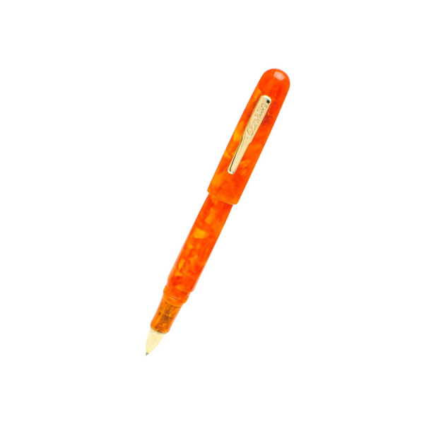 Conklin All American Rollerball Pen Sunburst Orange — Conklin rollerball pen — fluid gel ink writing instrument, at Cityluxe Singapore