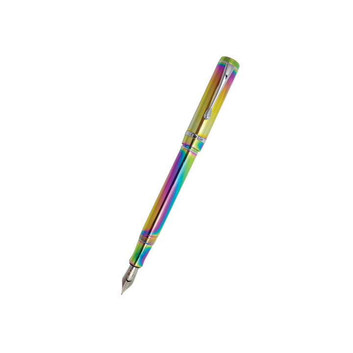 Conklin Duragraph Special Edition Fountain Pen Rainbow — Conklin fountain pen — precision nib writing instrument, at Cityluxe Singapore stationery store