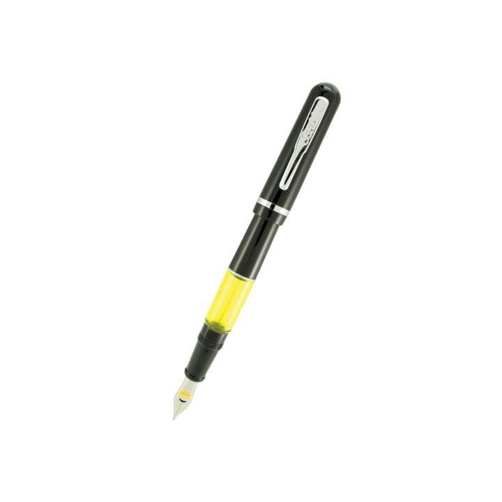 Conklin Heritage Word Gauge Black Fountain Pen — capped