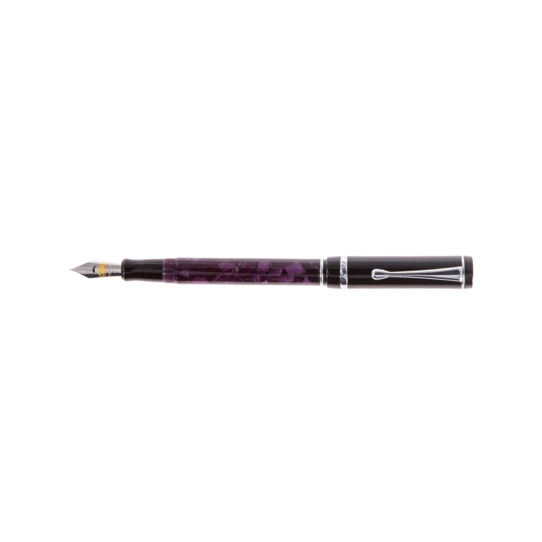 Conklin Duragraph Fountain Pen Purple Nights — Conklin fountain pen — precision nib writing instrument, at Cityluxe Singapore stationery store