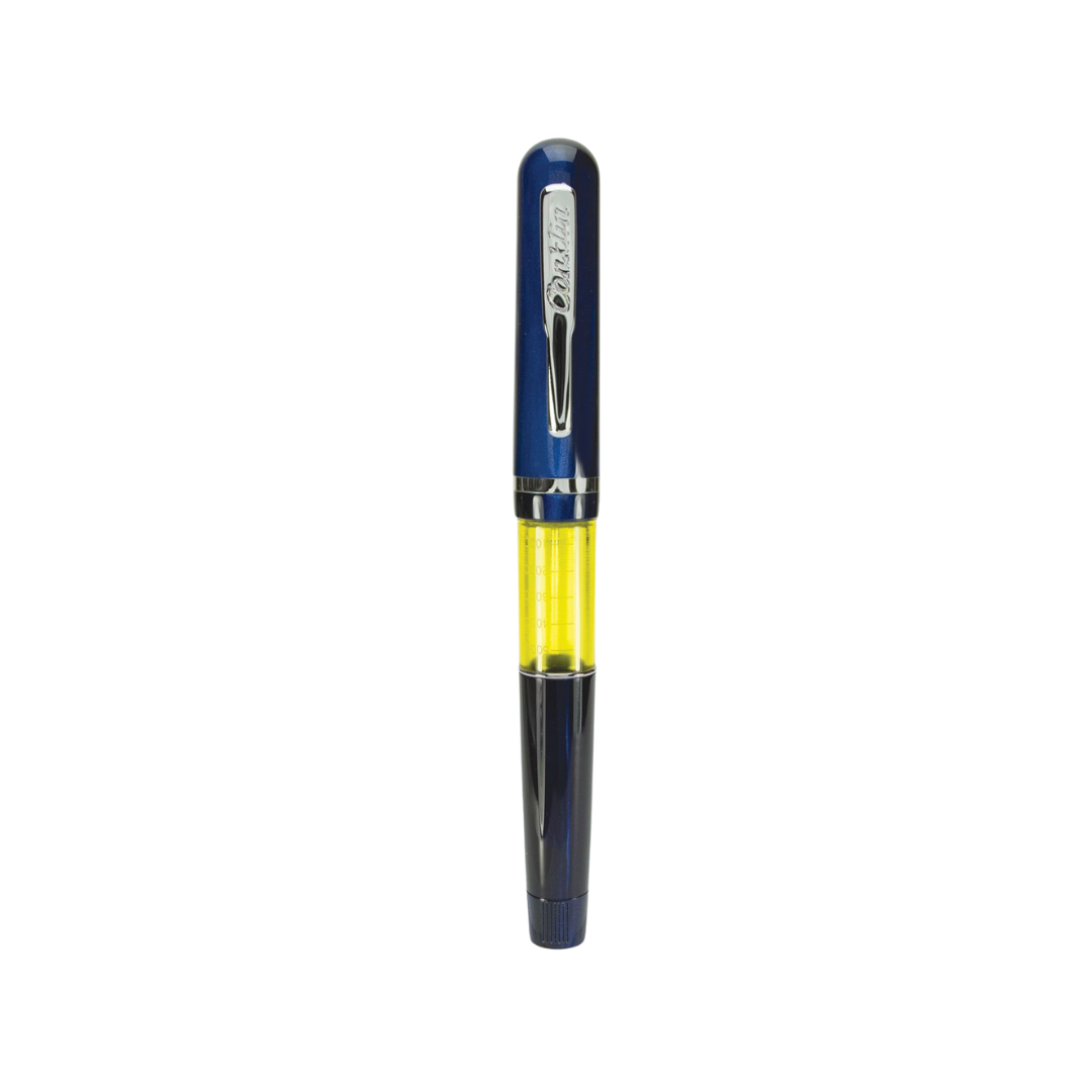 Conklin Heritage Word Gauge Fountain Pen Blue Swirl — Conklin fountain pen — precision nib writing instrument, at Cityluxe Singapore stationery store
