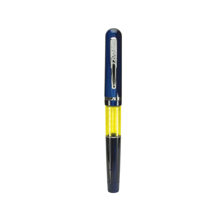 Conklin Heritage Word Gauge Fountain Pen Blue Swirl — Conklin fountain pen — precision nib writing instrument, at Cityluxe Singapore stationery store