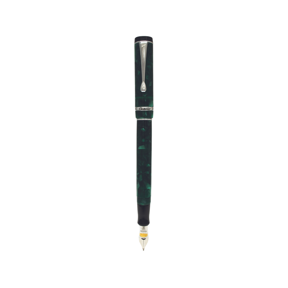 Conklin Duragraph Fountain Pen Forest Green Fine — Conklin fountain pen — precision nib writing instrument, at Cityluxe Singapore stationery store